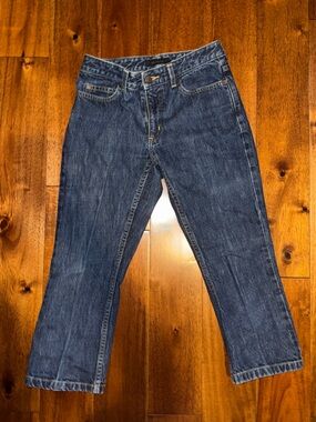 The Limited Dark Blue Capri Jeans